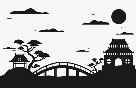 庭院矢量素材-庭院矢量图片元素-觅元素