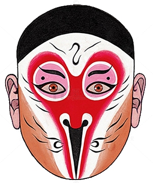 京剧孙悟空脸谱