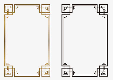 中国风边框图框