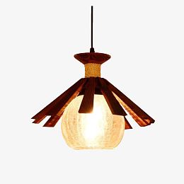 餐厅塔塔米卧室餐馆灯实木灯具