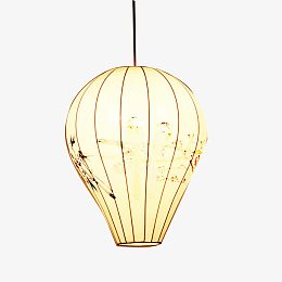 新中式手绘吊灯仿古宫廷门厅过道