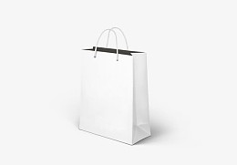 空白手提购物纸袋