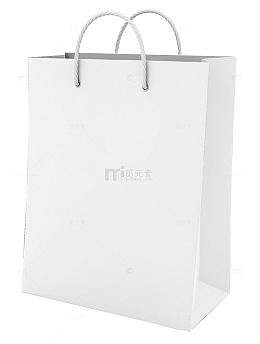 白色手提袋素材图片