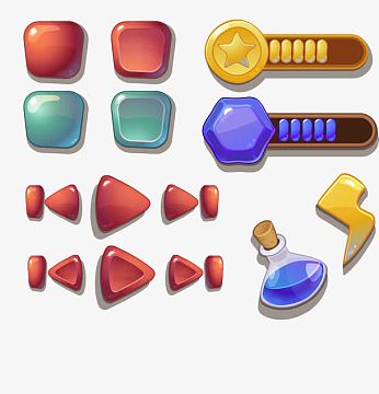 游戏ui按钮交互设计