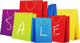 彩色卡通特价字母手拿袋购物袋