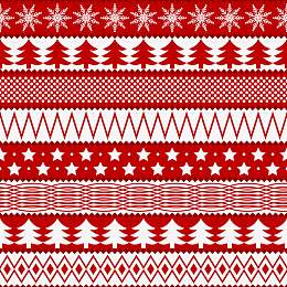 矢量圣诞节红色背景