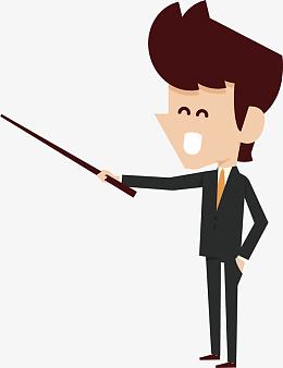 卡通商务人士设计矢量素材