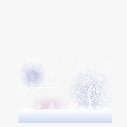飘落的雪花