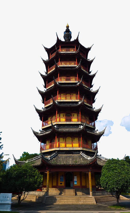 常州红梅公园宝塔免抠素材免费下载_觅元素51yuansu.com