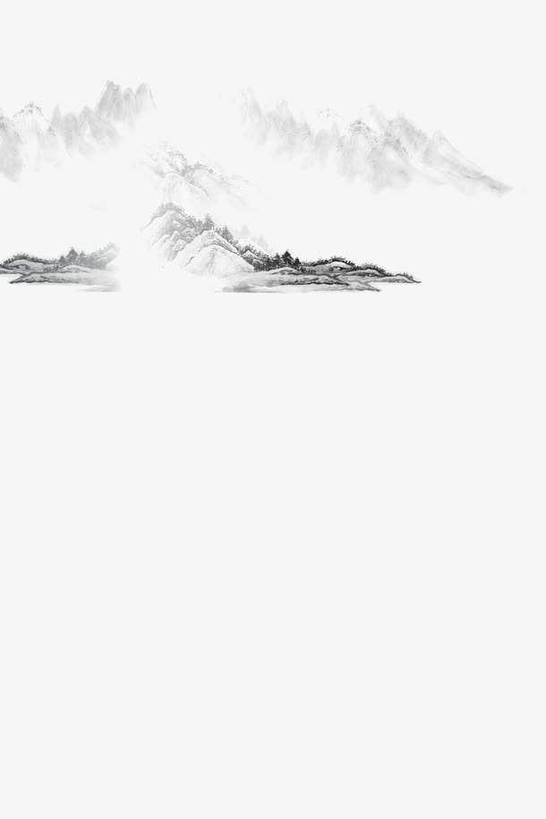 水墨画素材免费下载_觅元素