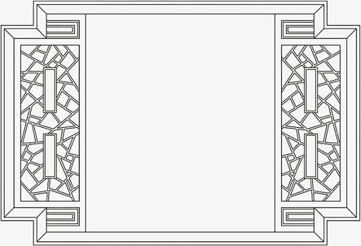 边框纹理  窗框