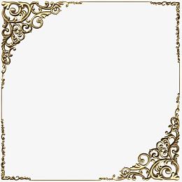 金色边框