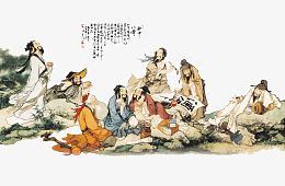 中国风八仙图