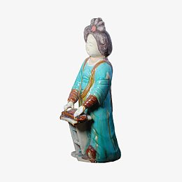陶瓷仿唐三彩乐佣 玄关客厅桌面