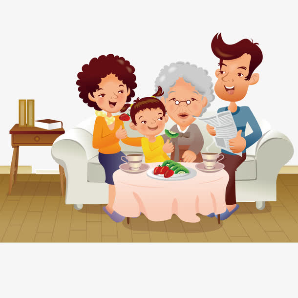 三世同堂画面矢量