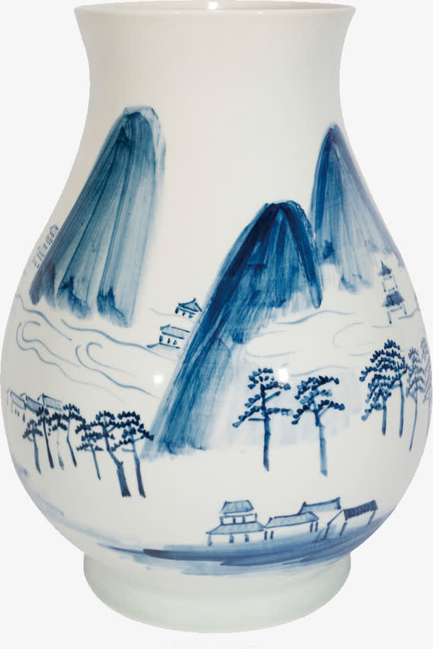 花瓶 陶瓷 落地免抠素材免费下载_觅元素51yuansu.com