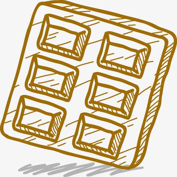 手绘卡通巧克力