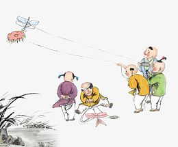 放风筝的小孩
