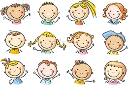 可爱的卡通儿童设计矢量素材