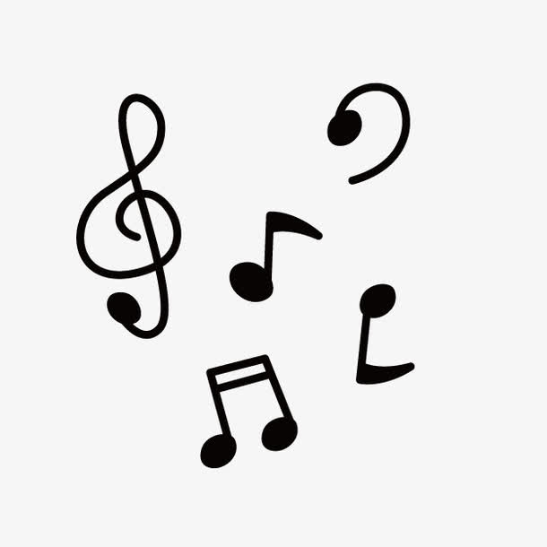 卡通音乐符号