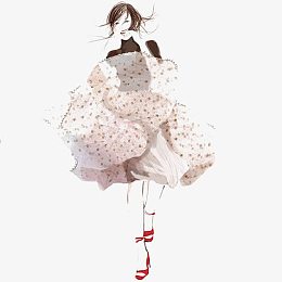 长裙女生
