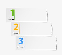 123数字撕纸标签