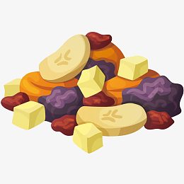 矢量五谷精品食物