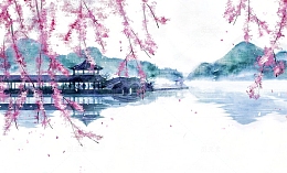 唯美古风手绘插画