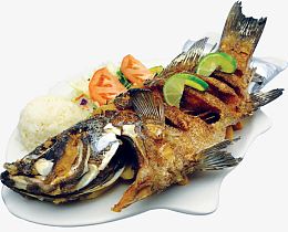 美味煎鱼套餐美食