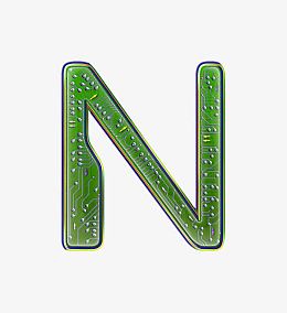 电路板字母n