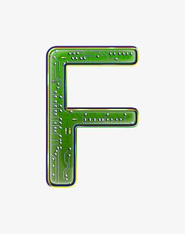 电路板字母f