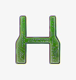 电路板字母h