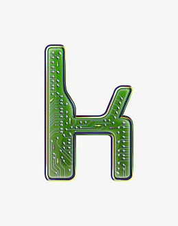 电路板字母数字