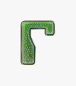 电路板字母数字