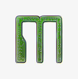 电路板字母m