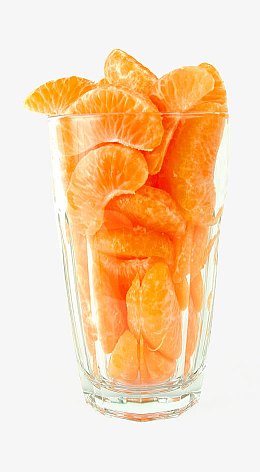 杯子里的橘子瓣