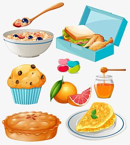 卡通食物