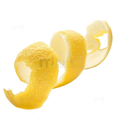 黄色柠檬皮