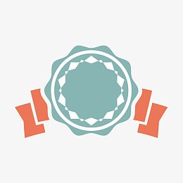 扁平化勋章图案
