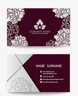 精美商务名片设计矢量素材