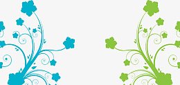 矢量植物装饰花纹底纹