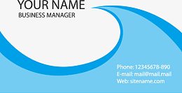 多个色彩名片背景模板