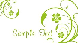 矢量时尚名片模板