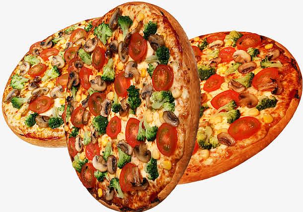 年夜饭蔬菜披萨