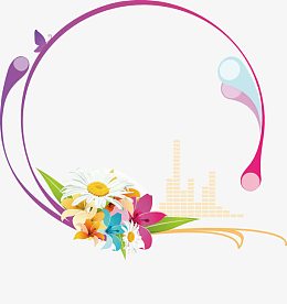 时尚花朵花纹装饰