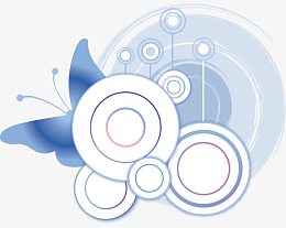 花纹与蝴蝶元素