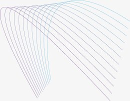 简约幻彩动感线条矢量素材