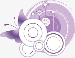 花纹与蝴蝶元素