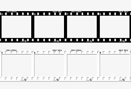 卡通手绘边框电影