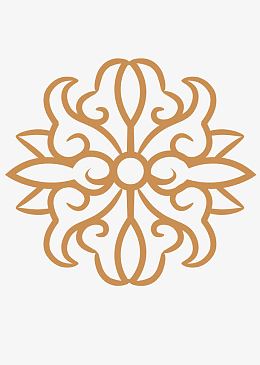 矢量中式雕花隔断